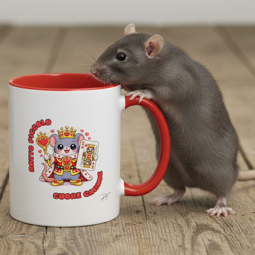 PawppyTazza di San Valentino | Ratto Piccolo Cuore Grande ❤️