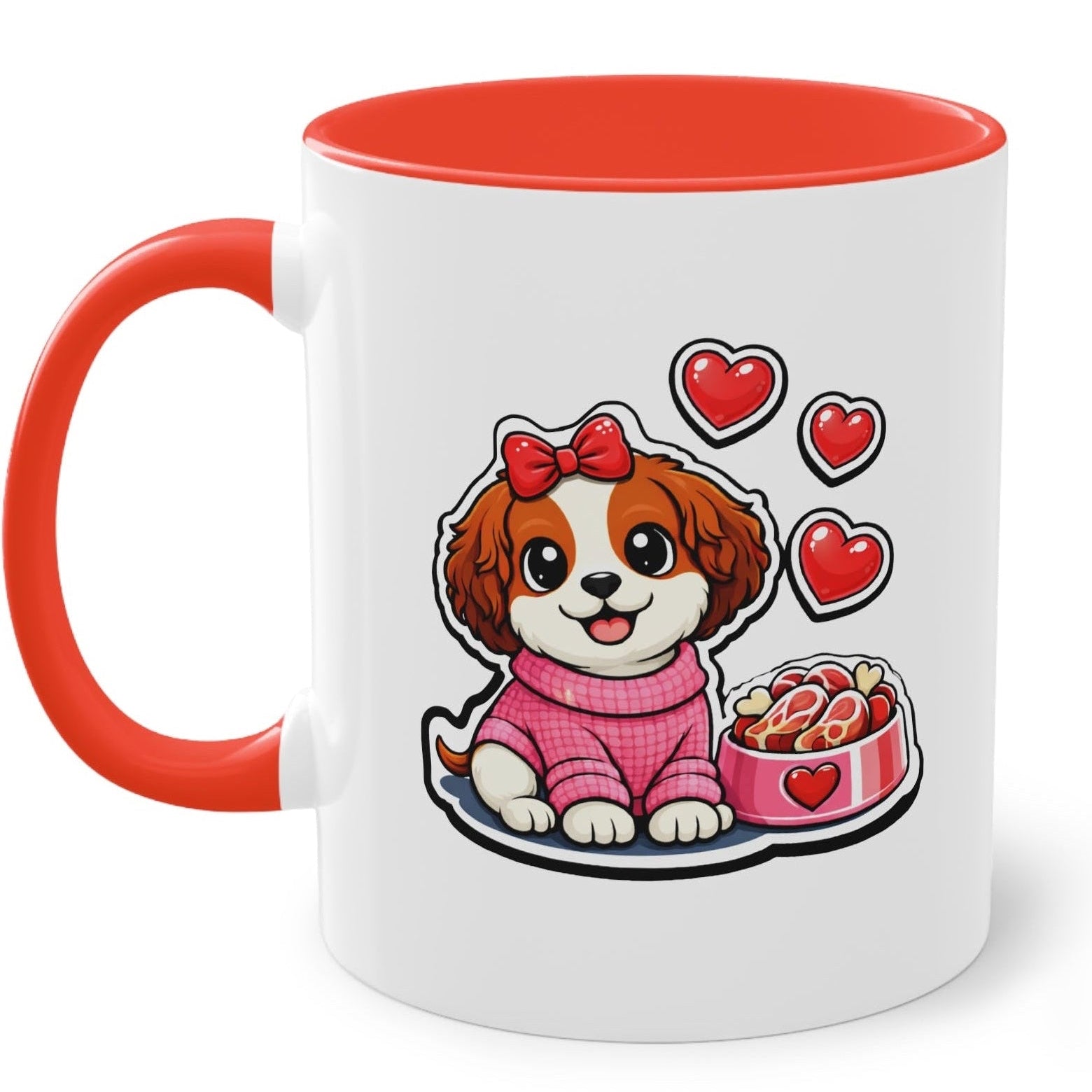 Guardami Come Il Mio Cane Guarda La Ciotola | PawppyTazza di San Valentino